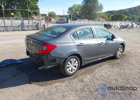 2012 Honda Civic Lx из США, поврежденный, VIN 2HGFB2F55CH581659
